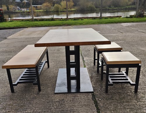 Table, Bench and 2 Stools Sets