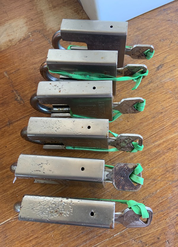 6x Security Locks