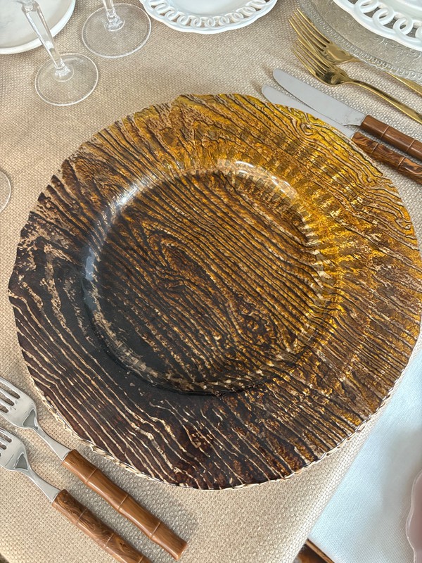 Glass Charger Plate Glass Charger Plate