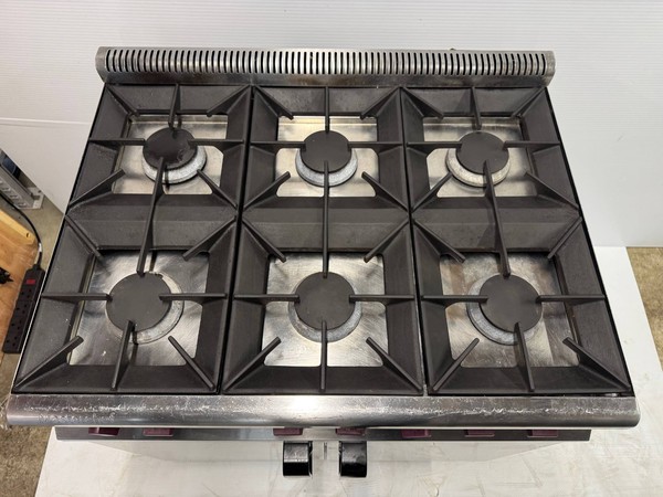 Six burner hob Six burner hob