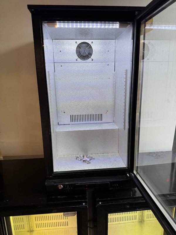 Under counter drinks fridge