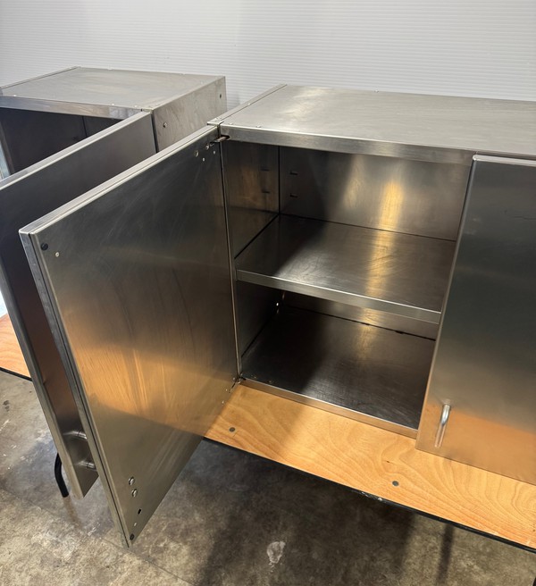 Double And Single Kitchen Cabinets