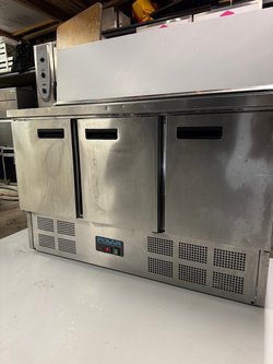 Polar Refrigerated Pizza Prep Counter