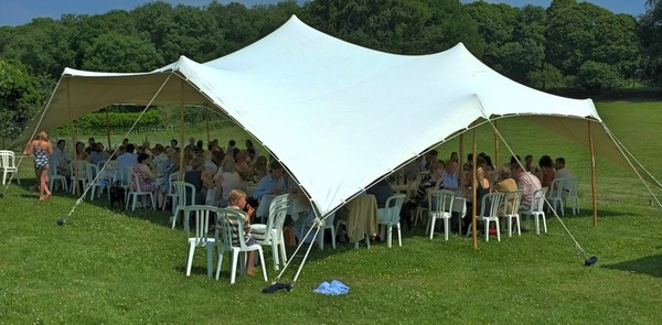 10m x 15m white stretch tent - Freeform for sale 10m x 15m white stretch tent - Freeform for sale