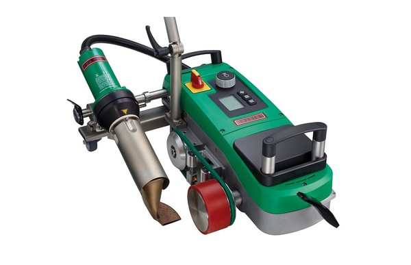 Leister hot air PVC welder for marquees and tents