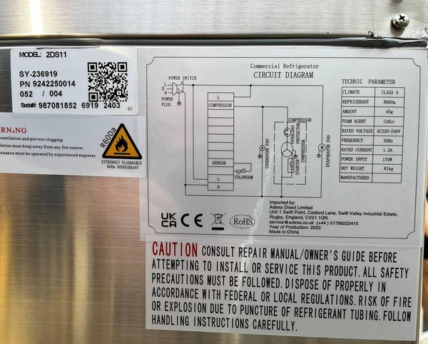 Adexa Counter Top Fridge Adexa Counter Top Fridge