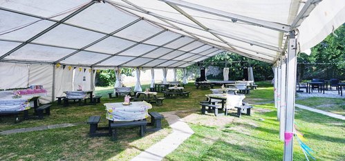 12m x 30m Roder HTS marquee for sale