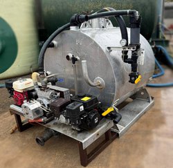 Portable toilet service tank