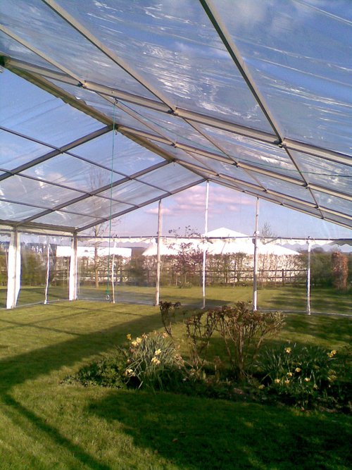 Clear Marquee Roof