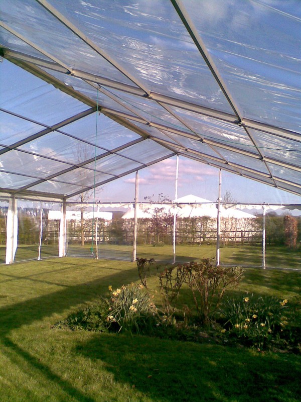 Clear Marquee Roof