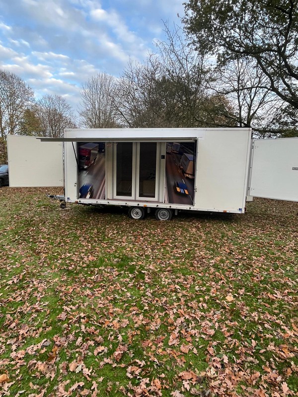 Secondhand 5.4m Exhibition Trailer For Sale