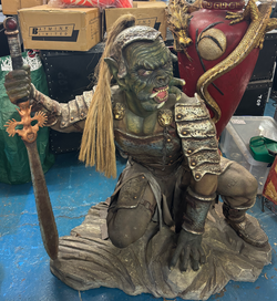Life Sized Orc Statue For Sale