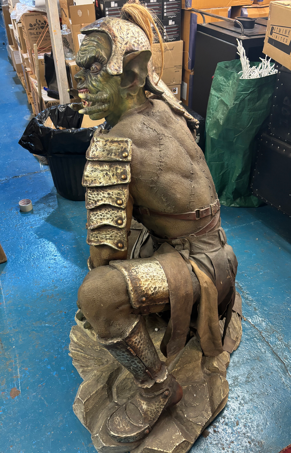 Secondhand Life Sized Orc Statue