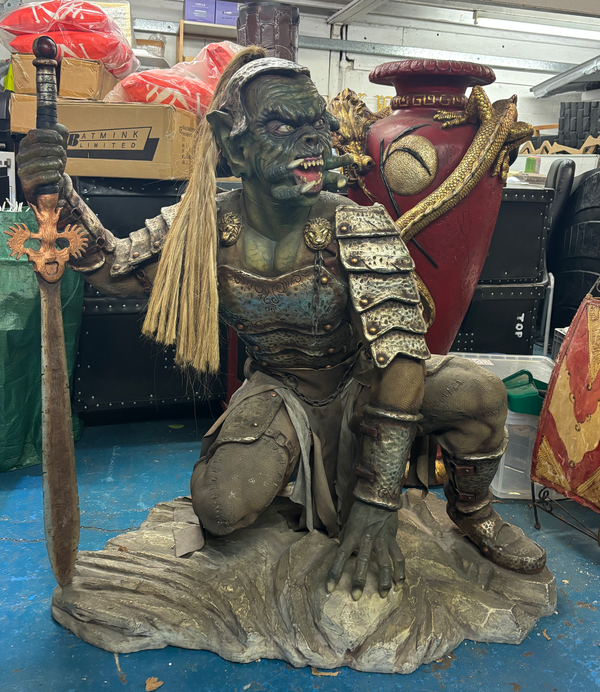 Used Life Sized Orc Statue