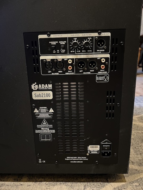 Selling Adam Audio Sub21 Active Subwoofer