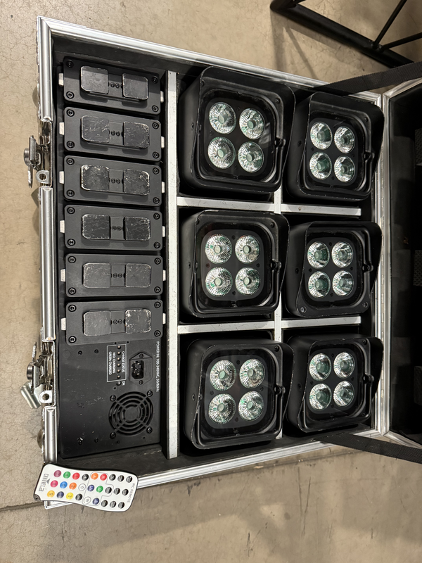 Secondhand 6x Chauvet Uplighters