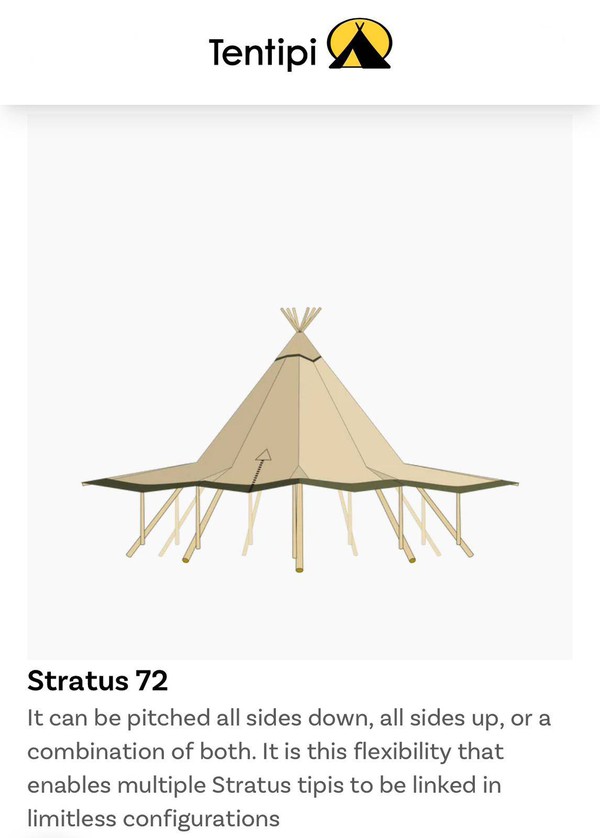 Tentipi stratus for hire