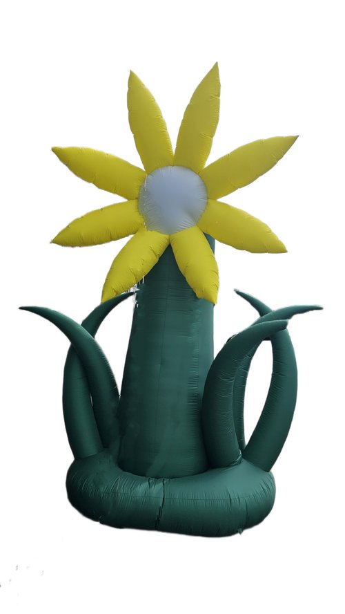 Large inflatable flower prop