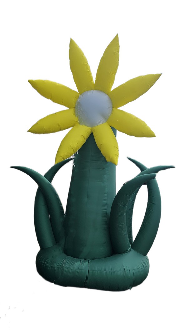 Large inflatable flower prop