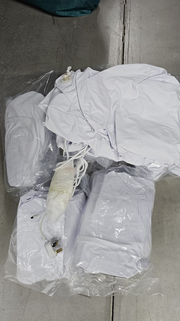 White inflatable balls White inflatable balls