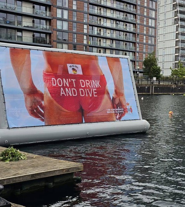 Floating banner for sale