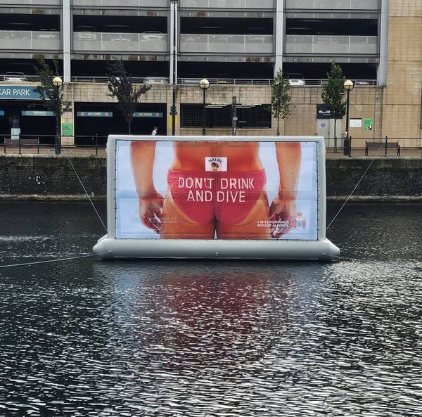 floating billboard for sale