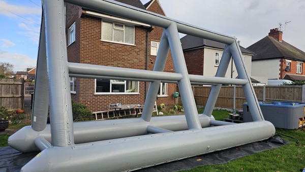 Inflatable advertising billboard