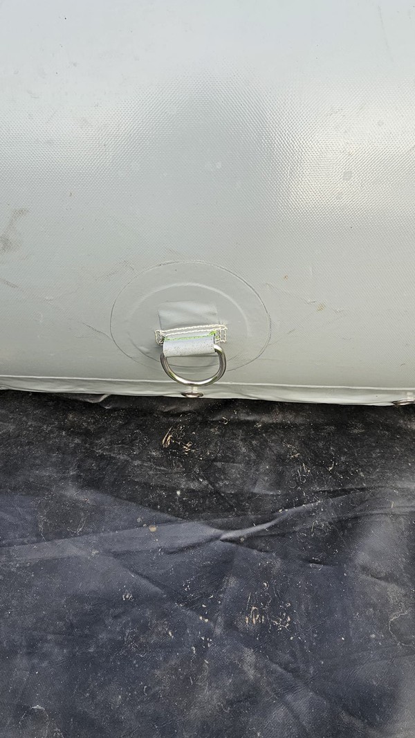 Towing rings floating banner