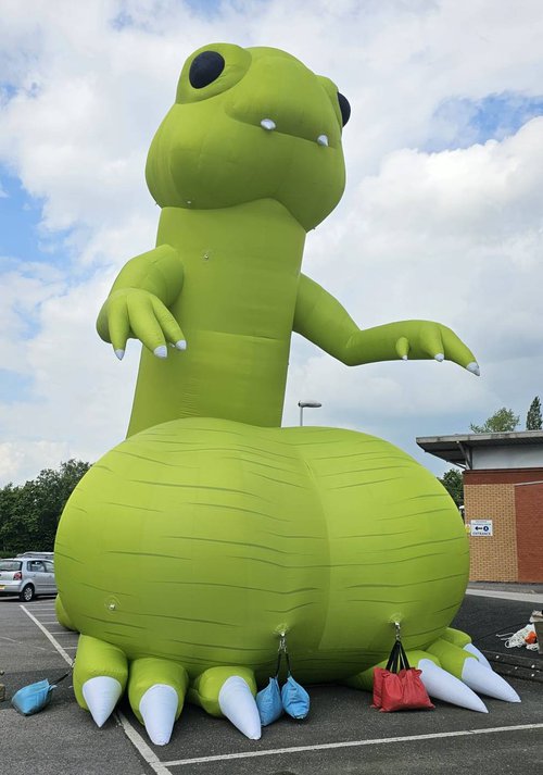 Inflatable dinosaur for sale