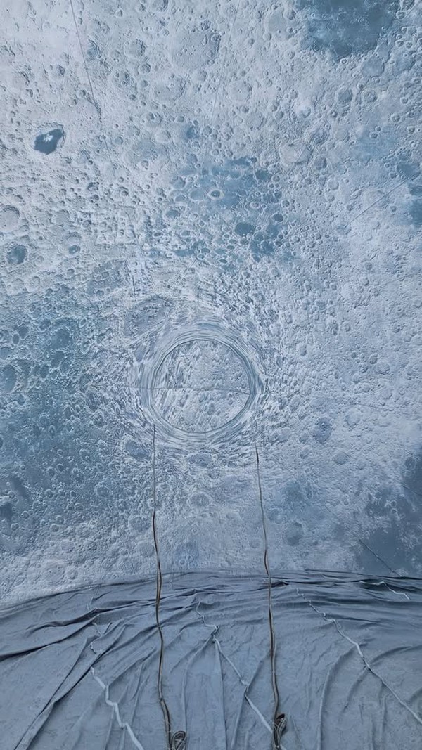 Misprint moon inflatable