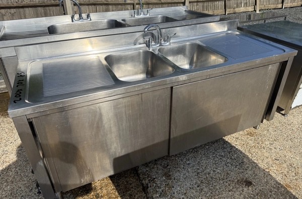 Commercial Double Sink For Sale