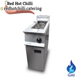 Single tank electric fryer freestanding