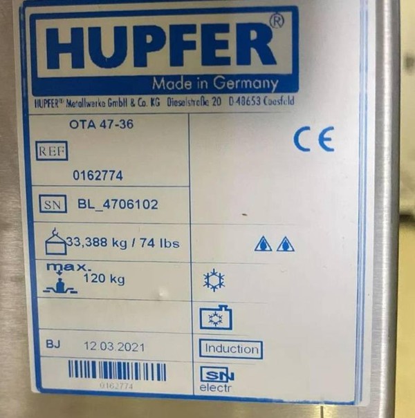Hupfer Tray Dispensing Trolley