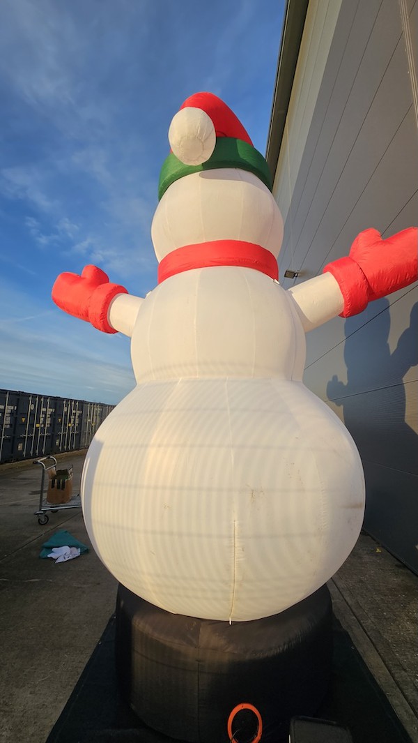 4m Inflatable Snowman