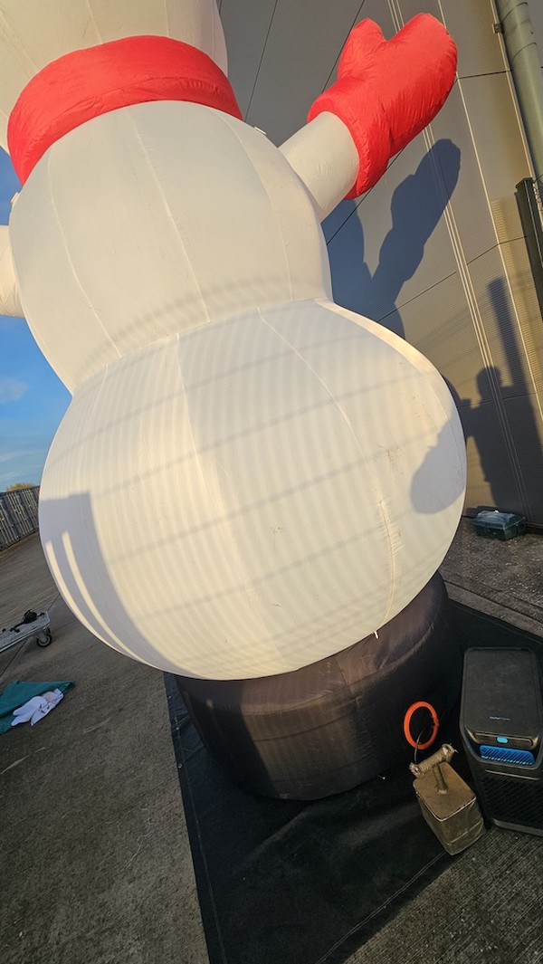 Inflatable Snowman for Events