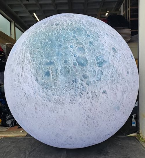 3m Inflatable Moon with Misprint