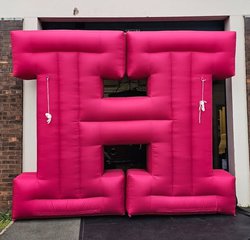 Pink Inflatable H Prop