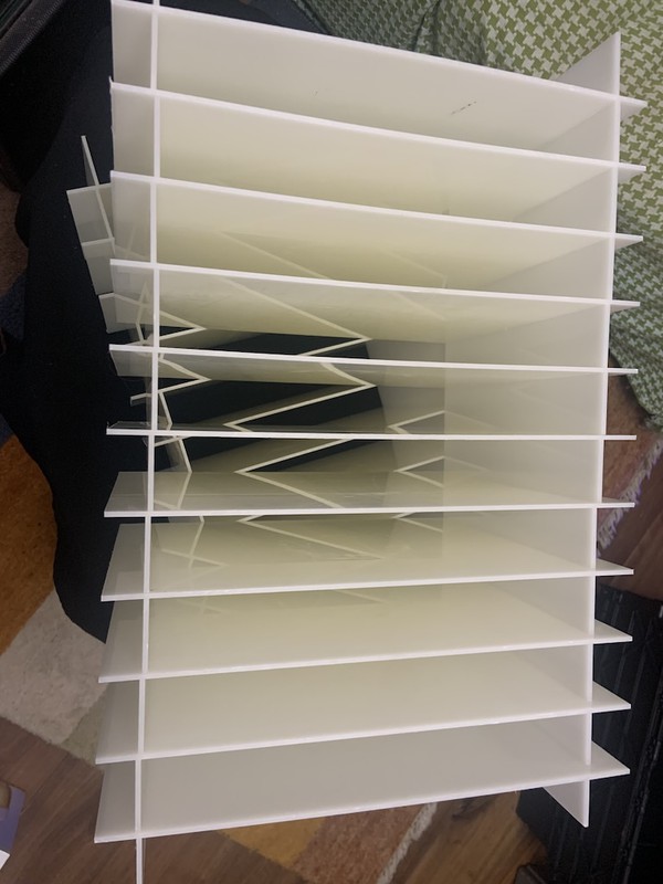 buy White Perspex Box Dividers