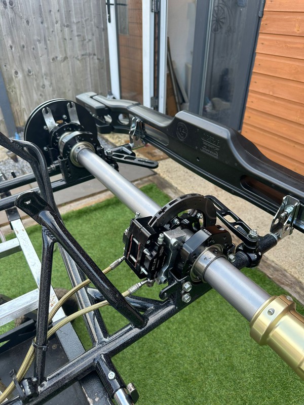 Kart back axle