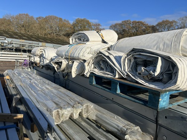 Clearspan 20m x 50m framed marquee