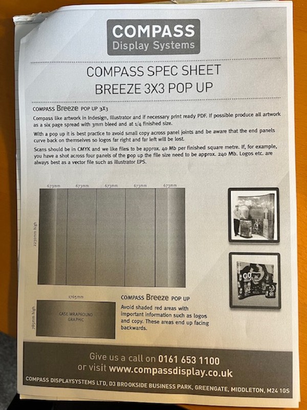 Compass Breeze Pop Up Exhibition Stand Instructions