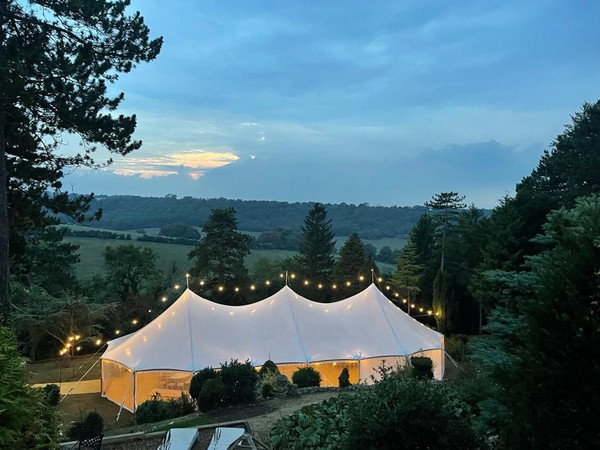 Complete 10m x 21m Anchor industries  Sailcloth Marquee