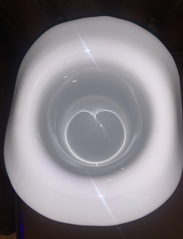 Murano Glass Top Hat Ice Cooler