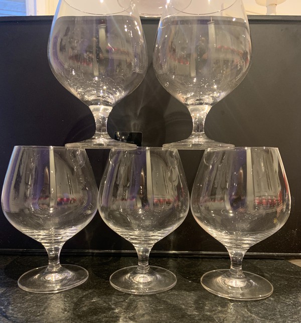 Secondhand Brandy Balloon Glasses