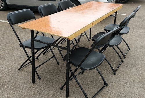 Black Folding Chairs