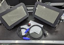 PAIR OF STAIRVILLE WILD WASH PRO RGBW STROBE/BLINDERS