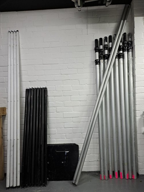 Pipe And Drape Metalwork For Sale