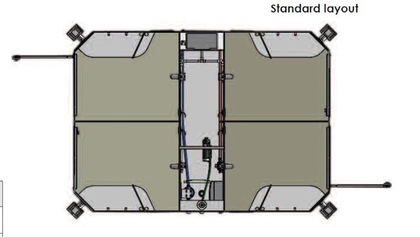 4 Bay Shower Pods Plan