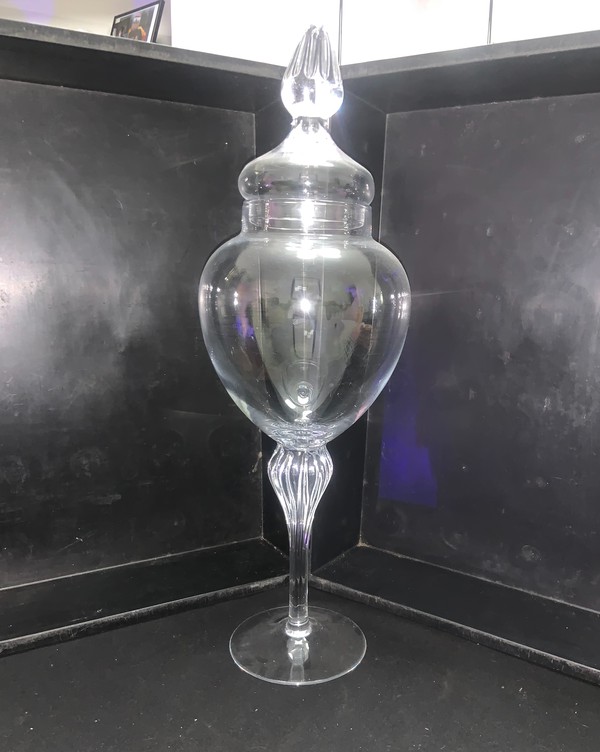 Large Glass Candy Jar