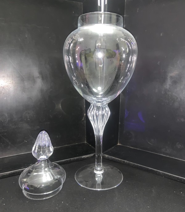 New Large Glass Candy Jar